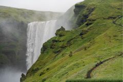 Ascending Skógafoss